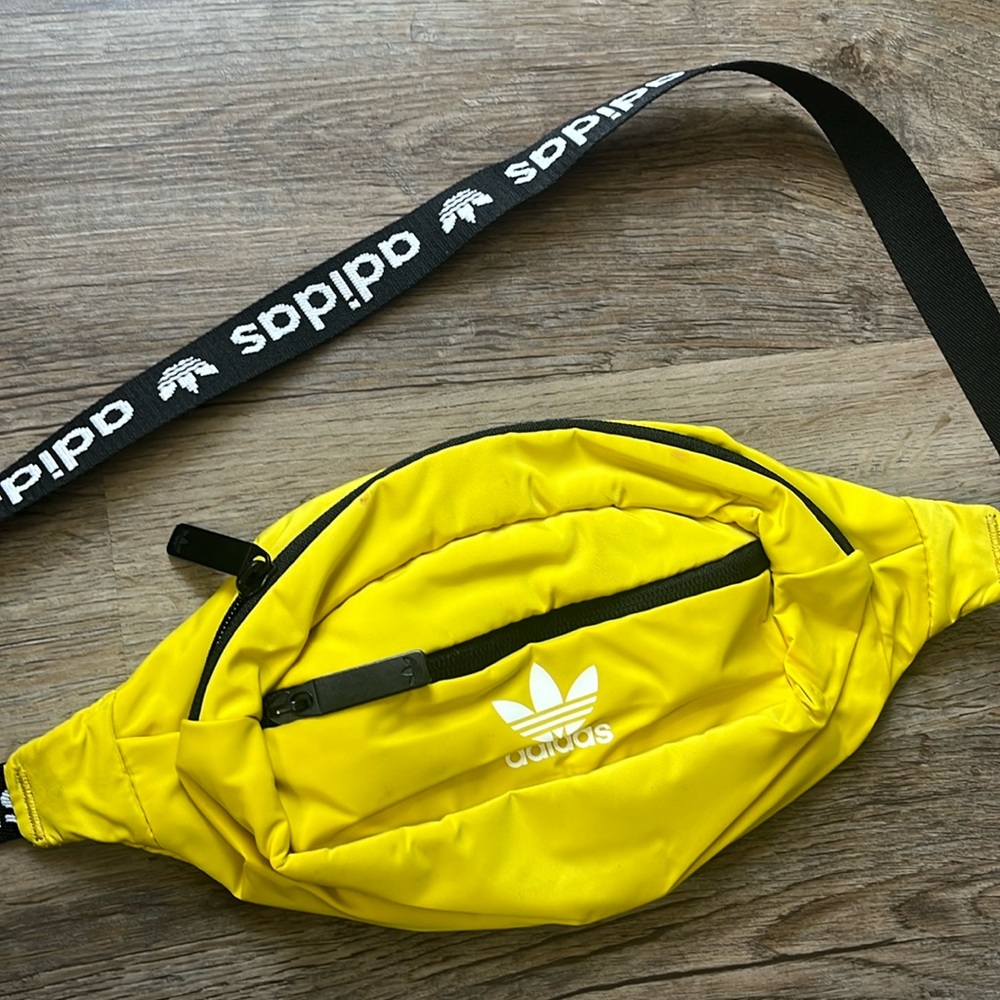 Yellow adidas Fanny pack